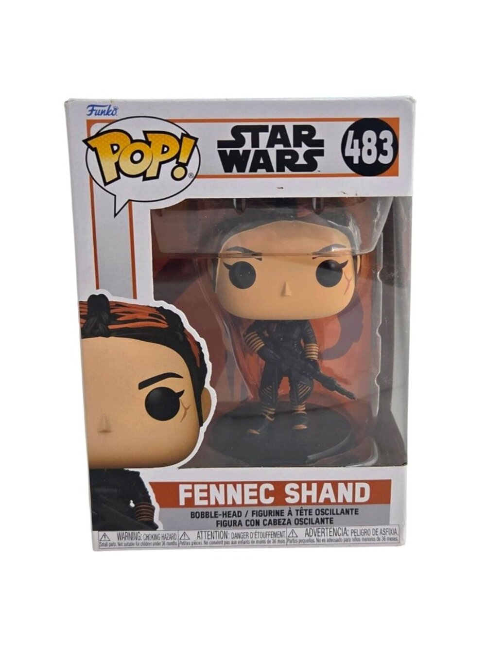 Funko Pop! Star Wars Fennec Shand Vinyl Figure 483 in Box Mandalorian